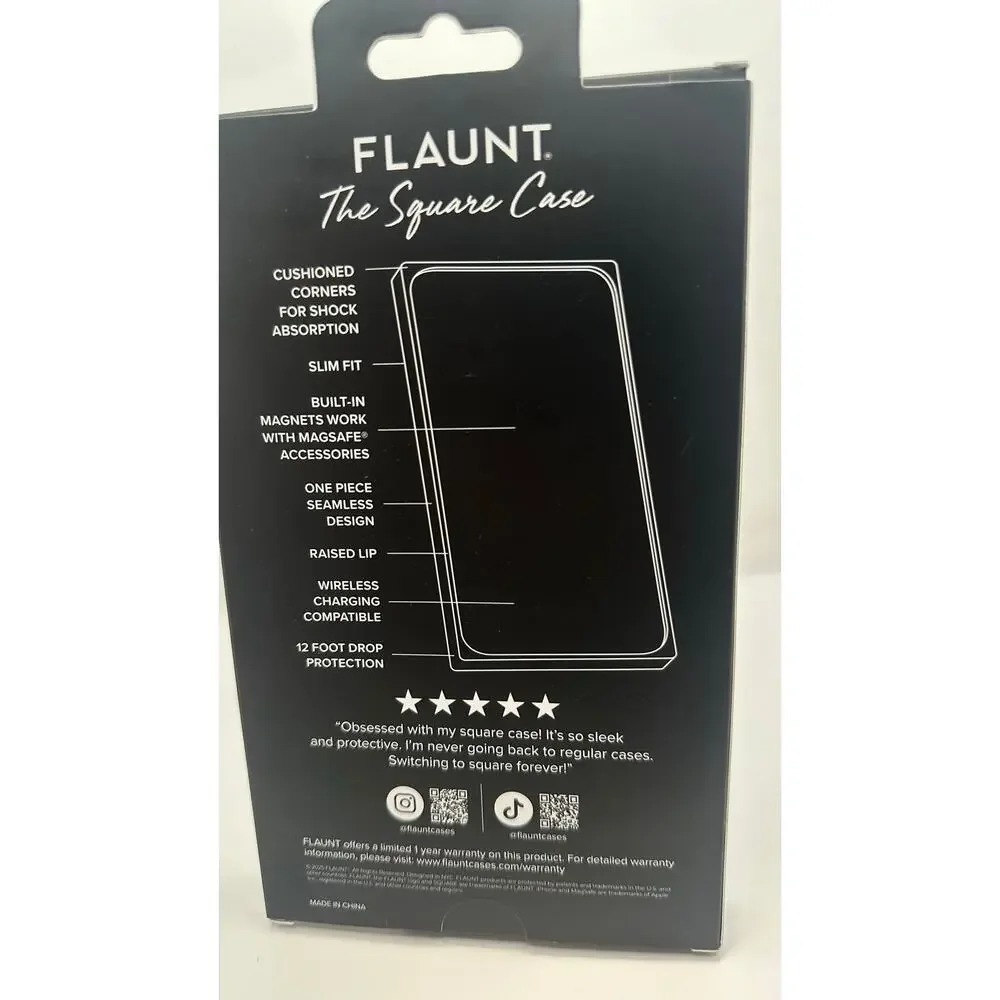 Square by Flaunt Abalone Shell Case - iPhone 17 Pro Max NWT MSRP: $60